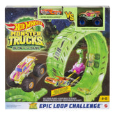 Hot Wheels Monster Trucks Glow In The Dark Epic Loop Challenge HBN02 - Colorland Toys